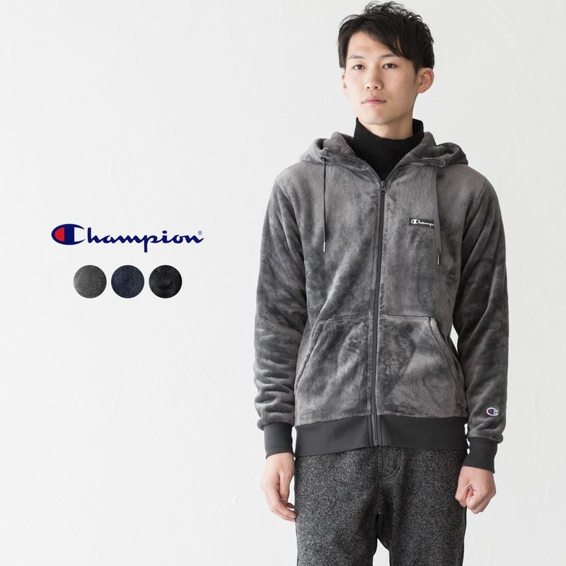 30%OFF】チャンピオン ベロア パーカー ジップ フーディー フリース