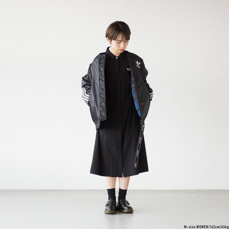 アディダス オリジナルス レディース ロング ボンバー ジャケット GDG90