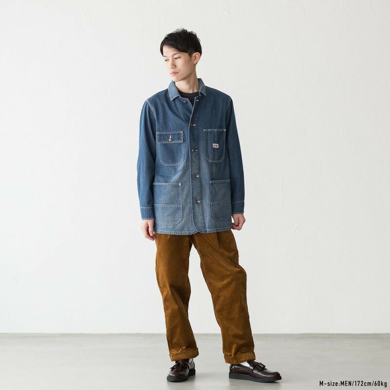 BIG MAC デニムカバーオールジャケット L BIG MAC (ビッグマック) DENIM COVERALL / デニムカバーオール