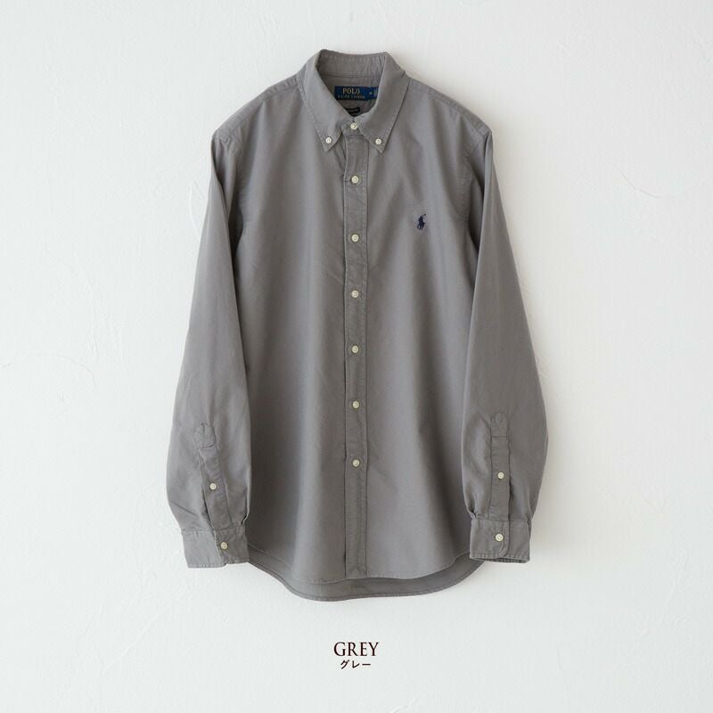 新品未使用　Ralph Lauren ボタンダウンシャツ ニット　Ｍサイズ柔らか ポロ ラルフローレン オックスフォード ボタンダウン シャツ POLO