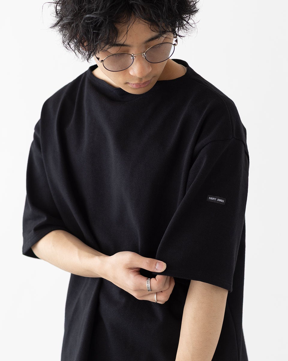 未使用タグ付 セントジェームス ウエッソンルーズ 半袖T オレンジ T3 現価格は7/31まで】セントジェームス ウエッソン ルーズ 半袖 ドロップ
