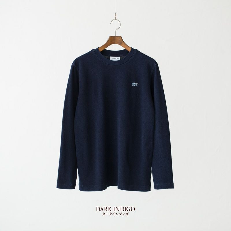 ラコステ インディゴ ピケ 長袖 Tシャツ TH372LJ / TH372EL 鹿の子