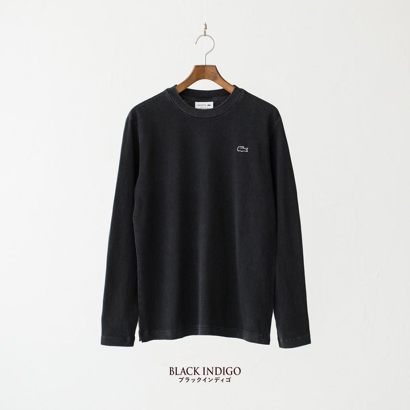 ラコステ インディゴ ピケ 長袖 Tシャツ TH372LJ / TH372EL 鹿の子
