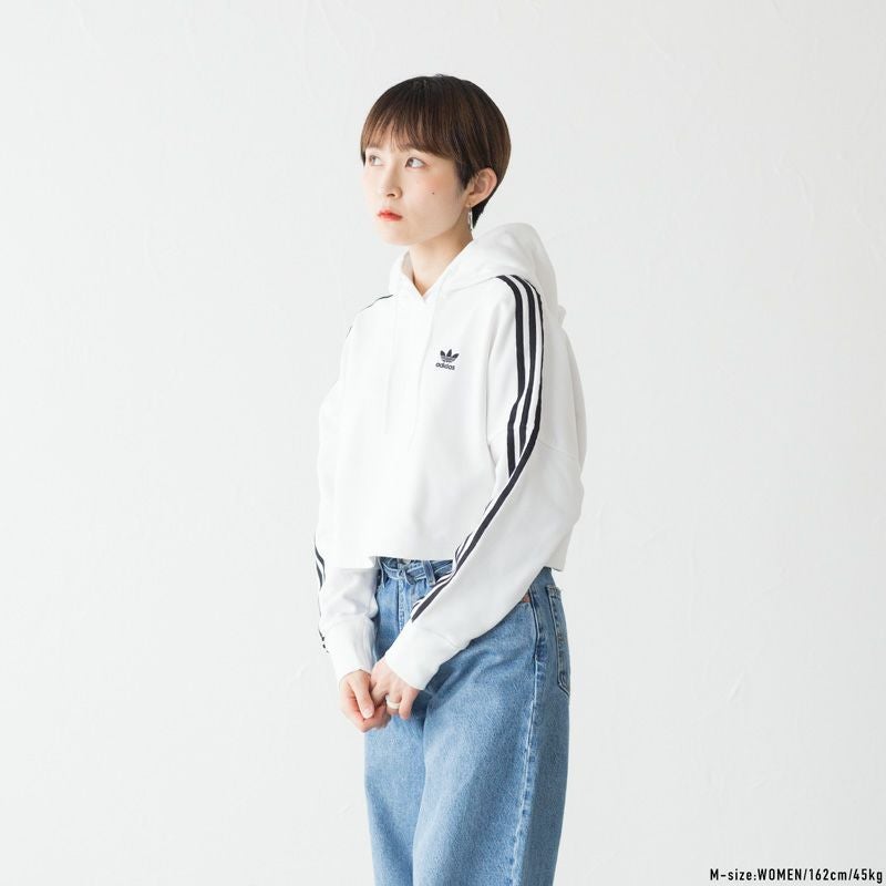 10%OFF】 アディダスオリジナルス レディース クロップド パーカー