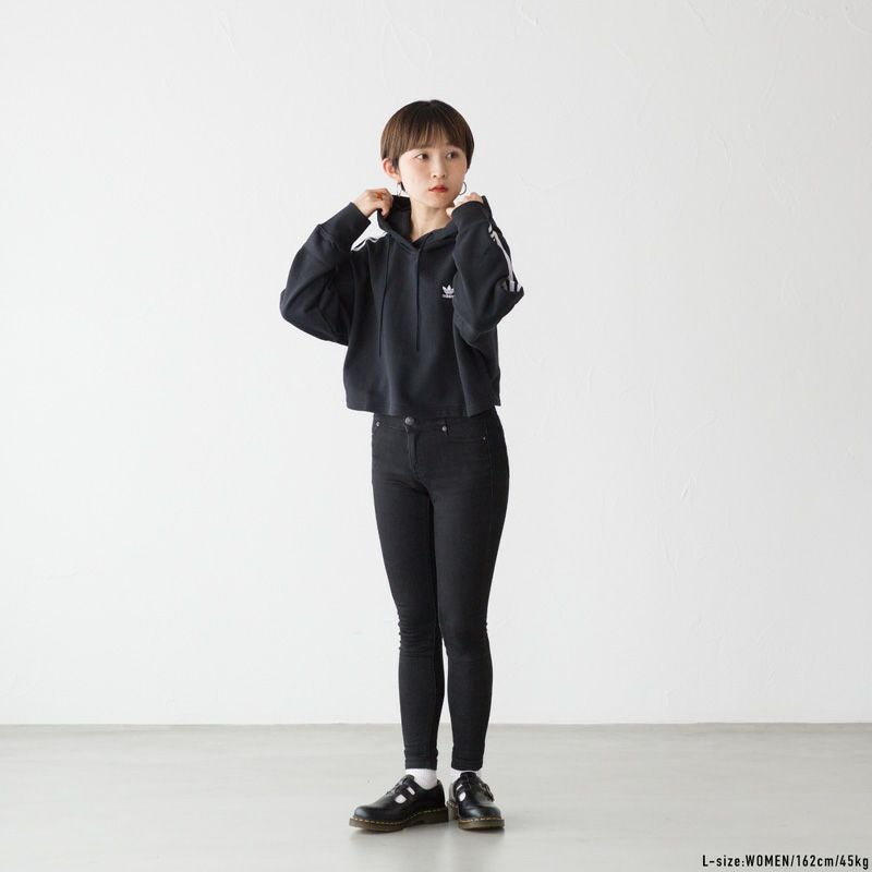 10%OFF】 アディダスオリジナルス レディース クロップド パーカー