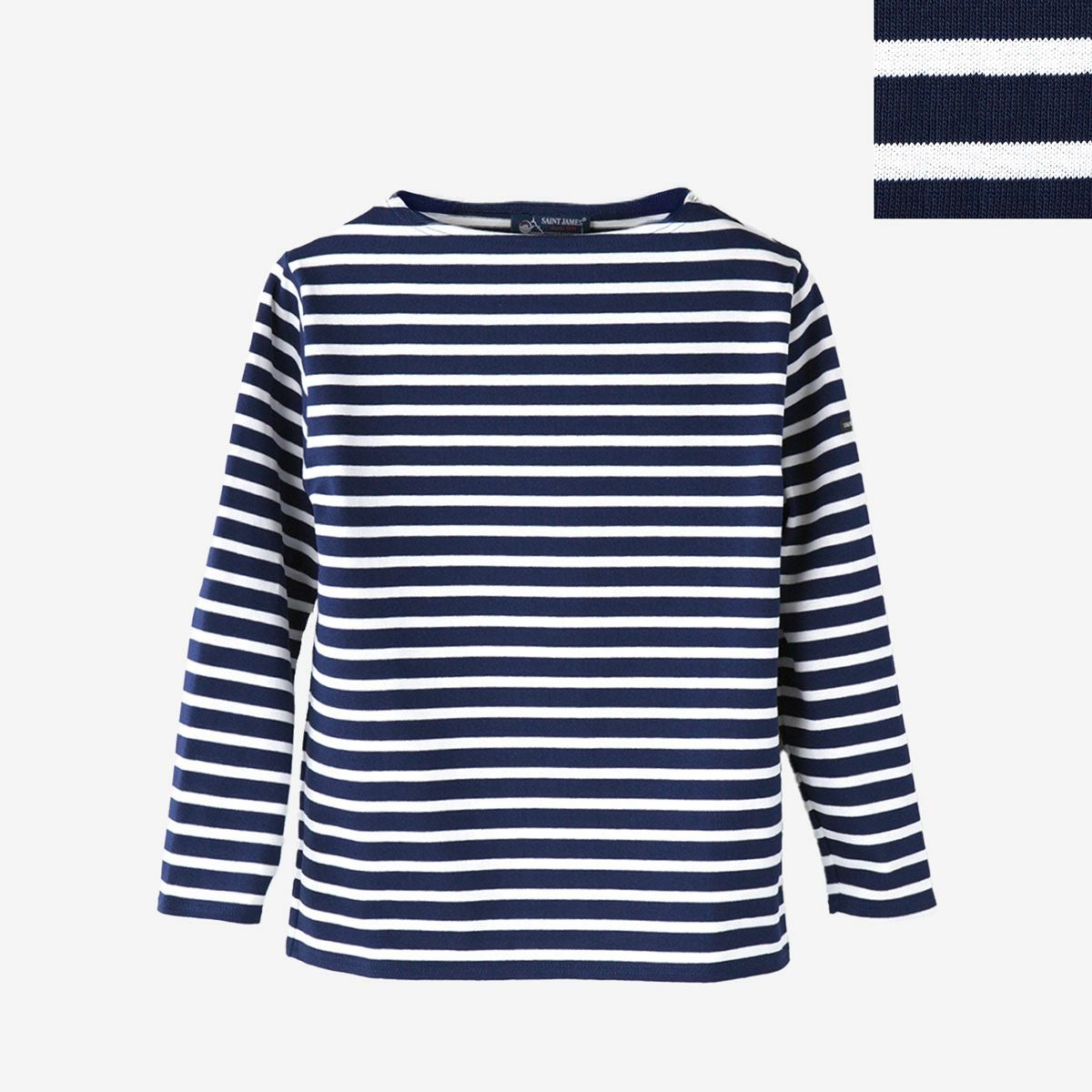 セントジェームス ウエッソン 定番ボーダー 長袖 Tシャツ SAINT JAMES