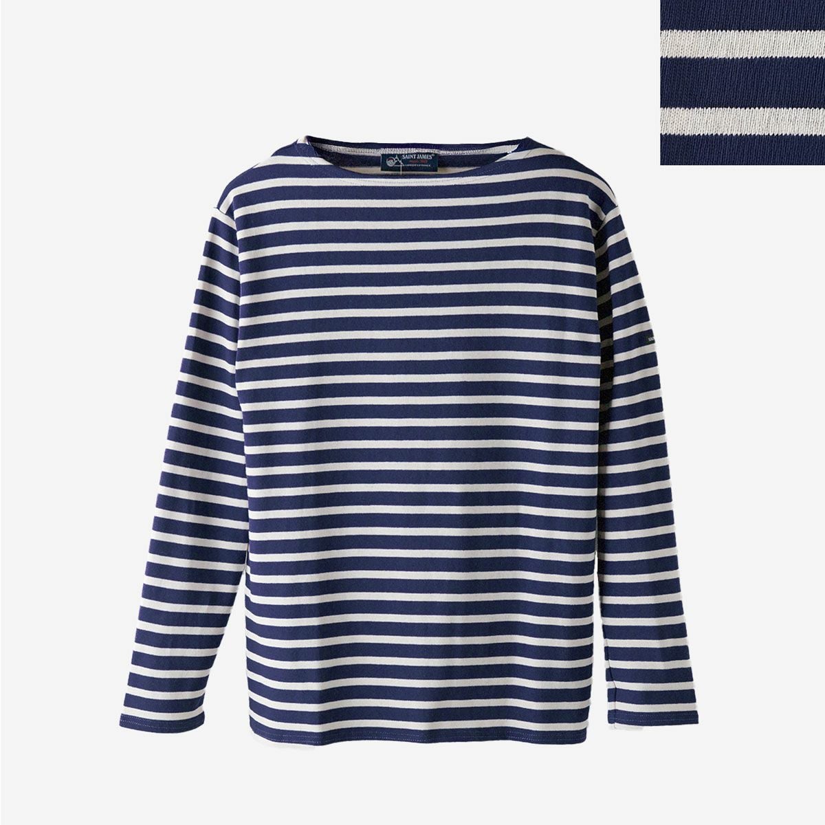 セントジェームス ウエッソン 定番ボーダー 長袖 Tシャツ SAINT JAMES