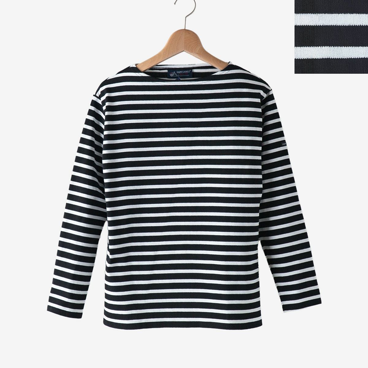 セントジェームス ウエッソン 定番ボーダー 長袖 Tシャツ SAINT JAMES