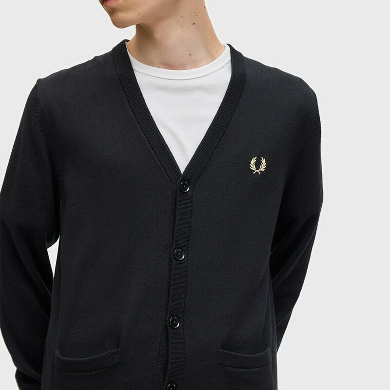 フレッドペリー FRED PERRY クラシック カーディガン K9551 メンズ ニット
