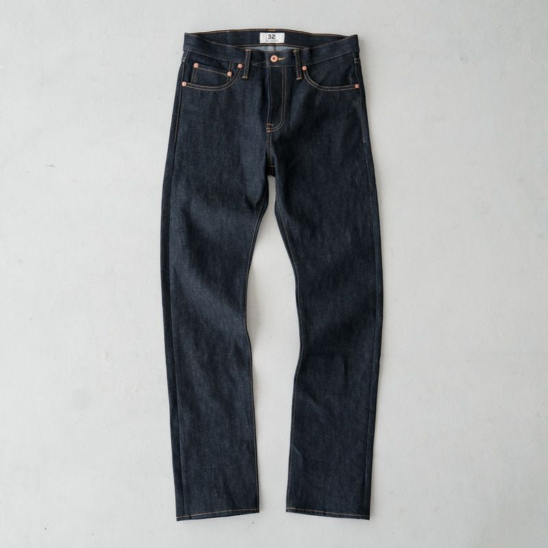 テラソン ストック コーンデニム ストレート レッグ ジーンズ 14OZ