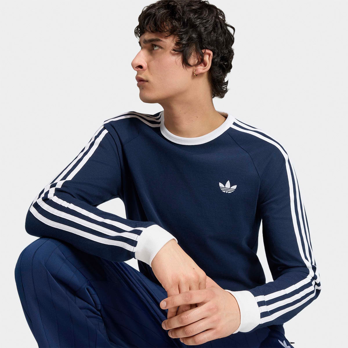 アディダス Tシャツ スリーストライプス ロングスリーブ adidas
