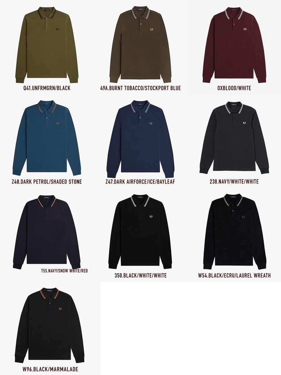 フレッドペリー 長袖 ポロシャツ FRED PERRY M3636 メンズ レディース
