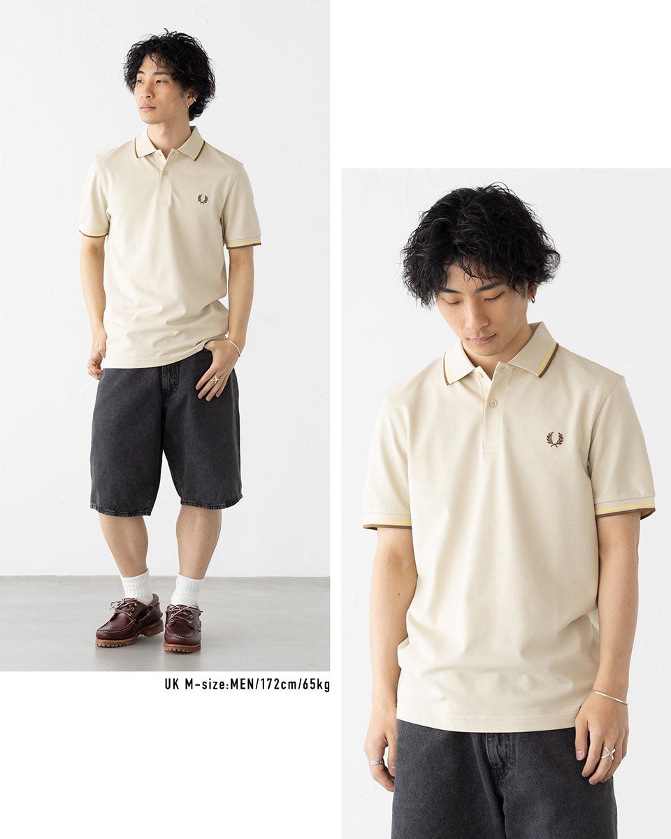 フレッドペリー ポロシャツ M3600 ティップラインポロ FRED PERRY