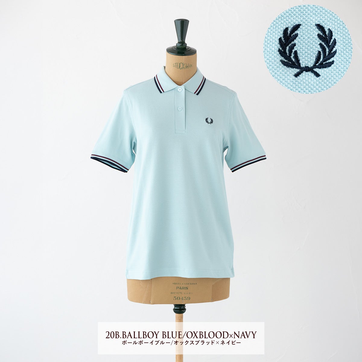 フレッドペリー G3600ティップライン ポロシャツ グレー 新色先行予約受付中／The Fred Perry Shirt - G3600／フレッドペリー