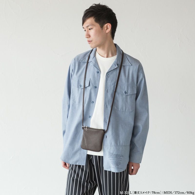 着丈リメイク】アメリカ軍 US.NAVY シャンブレーシャツ '90s デッド