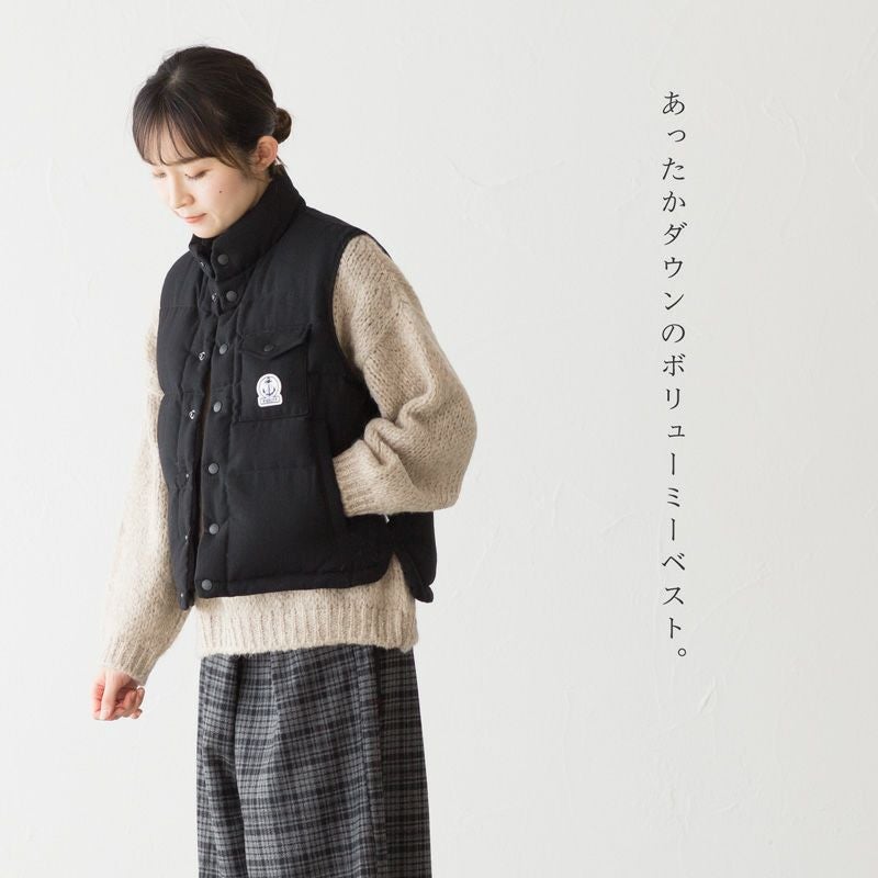10%OFF】フィデリティ リバーシブル ダウン ベスト FIDELITY