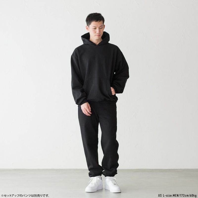 ロサンゼルスアパレル 14OZ. ヘビーフリース プルオーバー パーカー