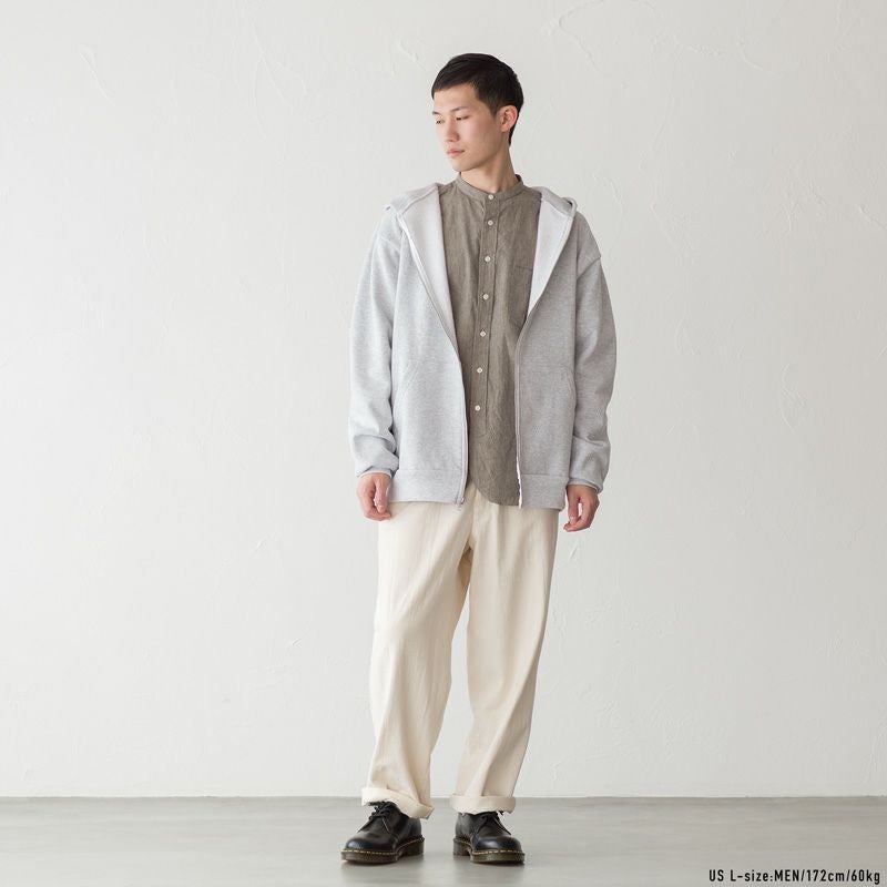 ロサンゼルスアパレル 14OZ. ヘビーフリース ジップアップ パーカー