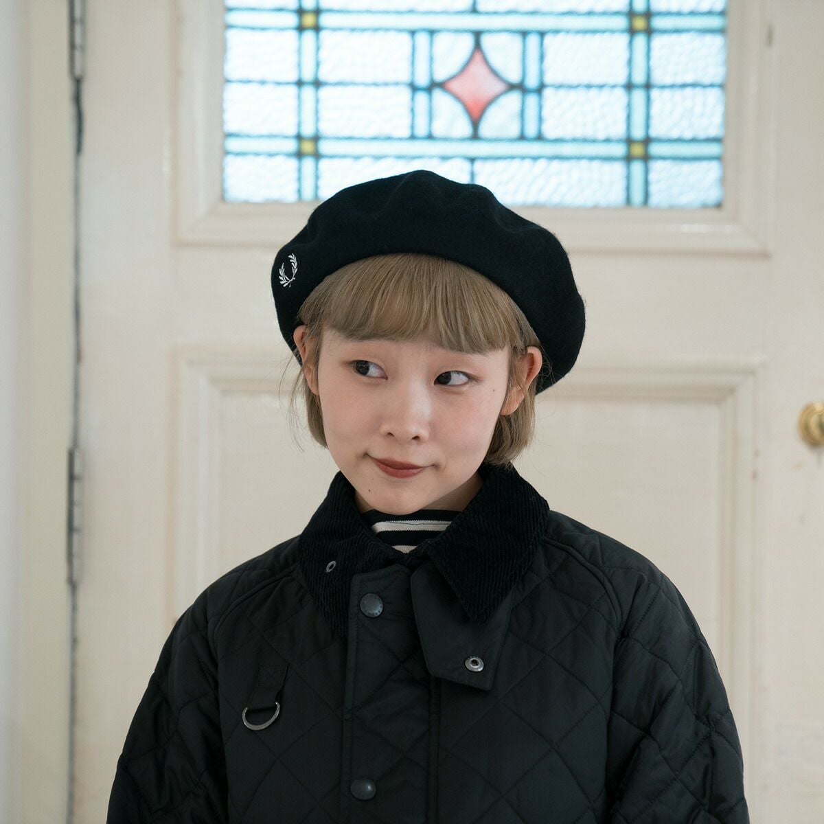 フレッドペリー FRED PERRY ウール ベレー帽 HW7646 レディース メンズ