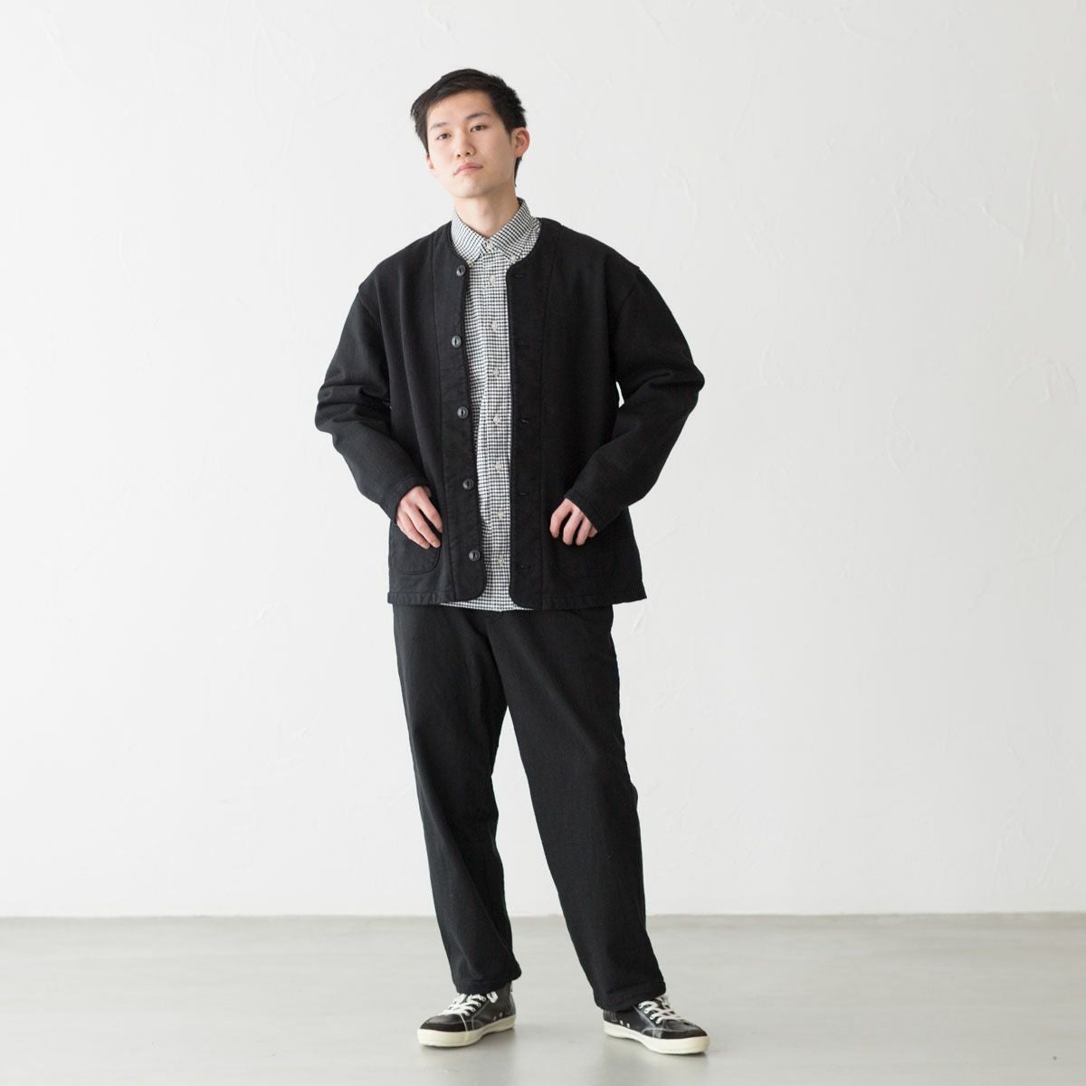 NEPS 超度詰め 吊り編み スウェット ノーカラージャケット N1480 TIGHT