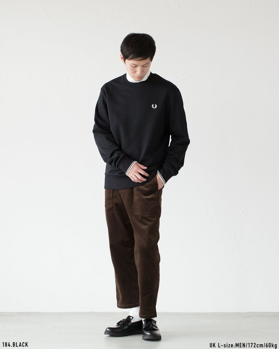 フレッドペリー　スウェット Half Zip Sweatshirt(S 102：BLACK): | FRED PERRY JAPAN | フレッド