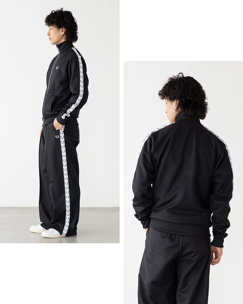 フレッドペリー FRED PERRY ジャージ テープド トラックジャケット フレッドペリー FRED PERRY ジャージ テープド トラックジャケット