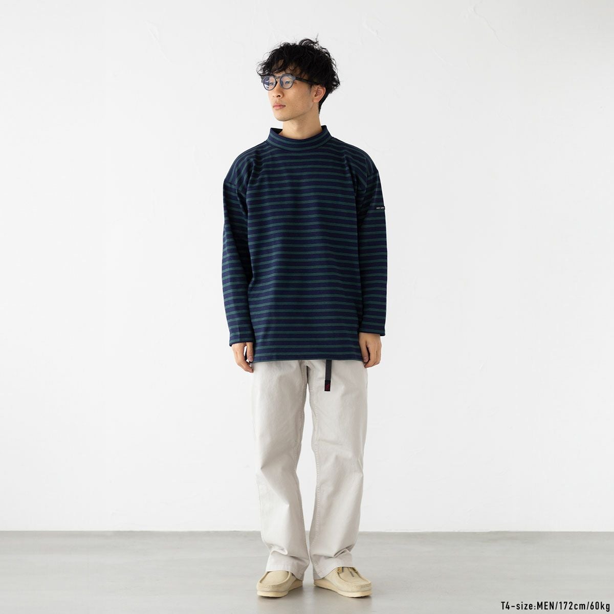 日本正規品 セントジェームス モックネック ウエッソン 21JC GIENS2