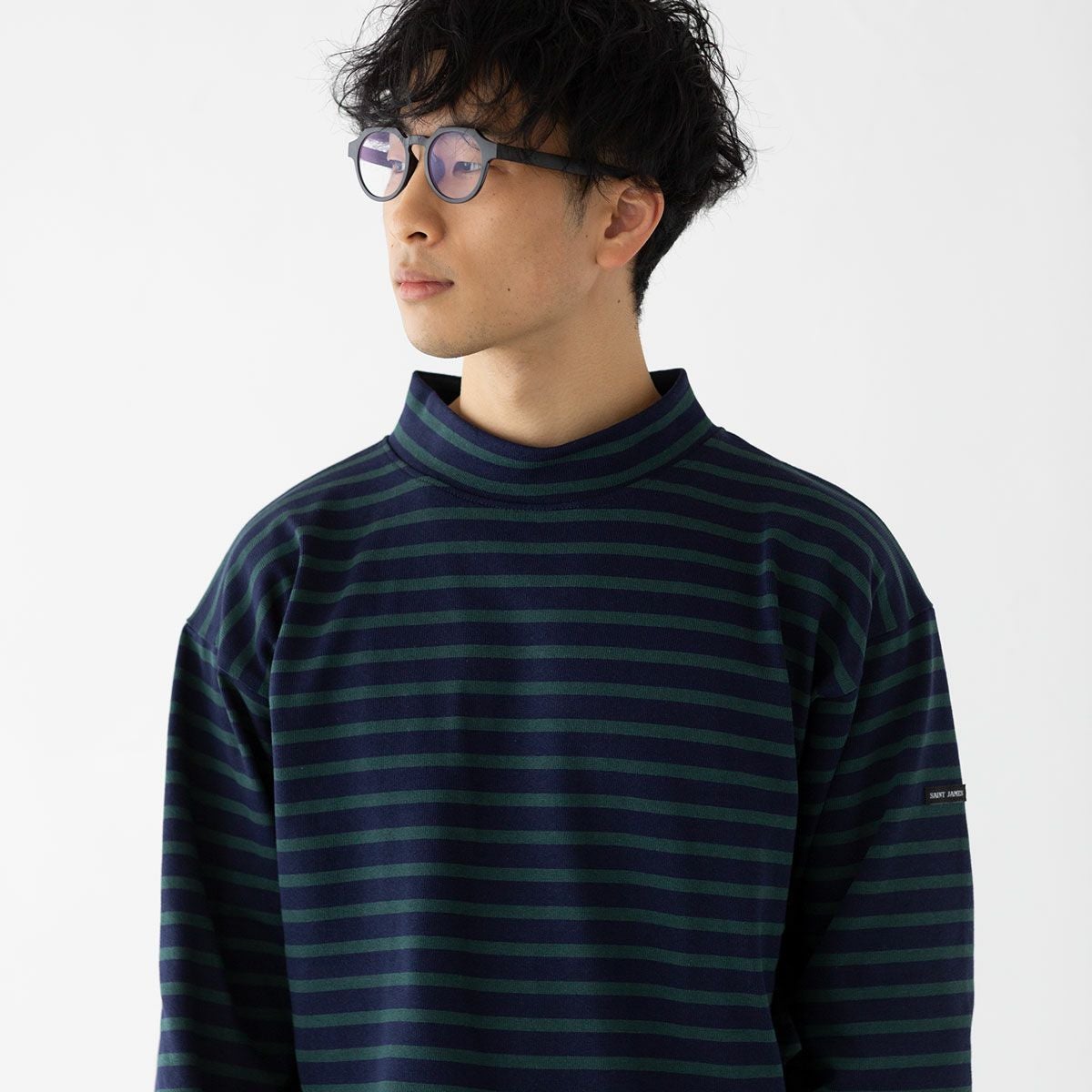 PGGモックネック 12Gソフトコットン モックネックニット｜GRAN SASSO（グランサッソ