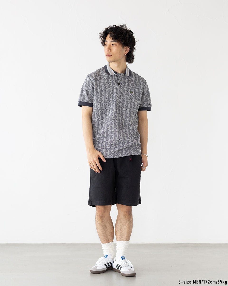 ラコステ LACOSTE モノグラム ジャカード ポロシャツ 半袖 モノグラムジャカード半袖ポロシャツ | LACOSTE/ラコステ | 三越伊勢丹