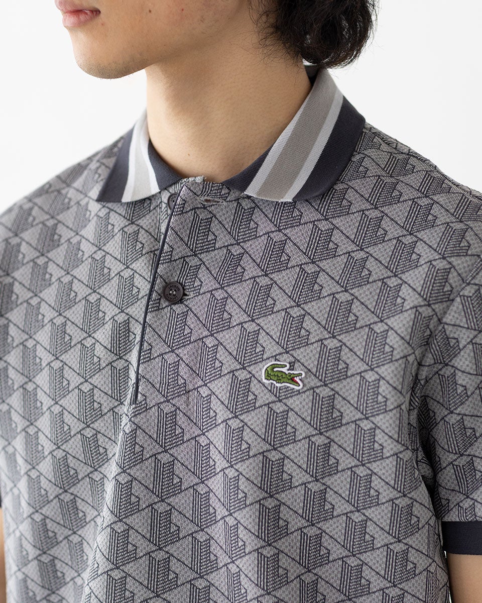 Lacoste モノグラム ジャカード ポロシャツ モノグラムジャカードポロシャツ | ラコステ(LACOSTE) | マルイウェブ