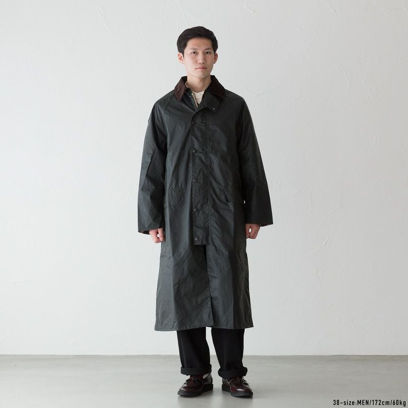Barbour オイルジャケット　バーレー　（レディース）　34サイズ バブアー オーバーサイズ バーレー ワックス BARBOUR OS BURGHLEY