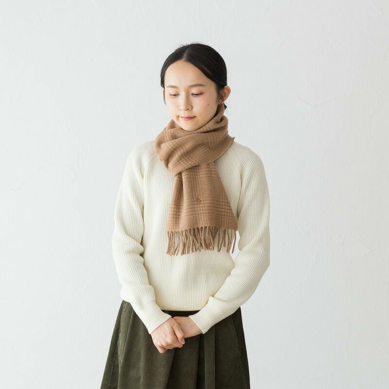 イタリア製】ポロ ラルフローレン ウール チェック マフラー POLO