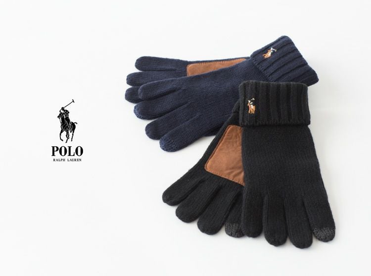 POLO RALPH LAUREN 手袋 ニットグローブ 星条旗 & ロゴ POLO RALPH LAUREN（ポロ・ラルフローレン） ポロスポーツ ラルフ