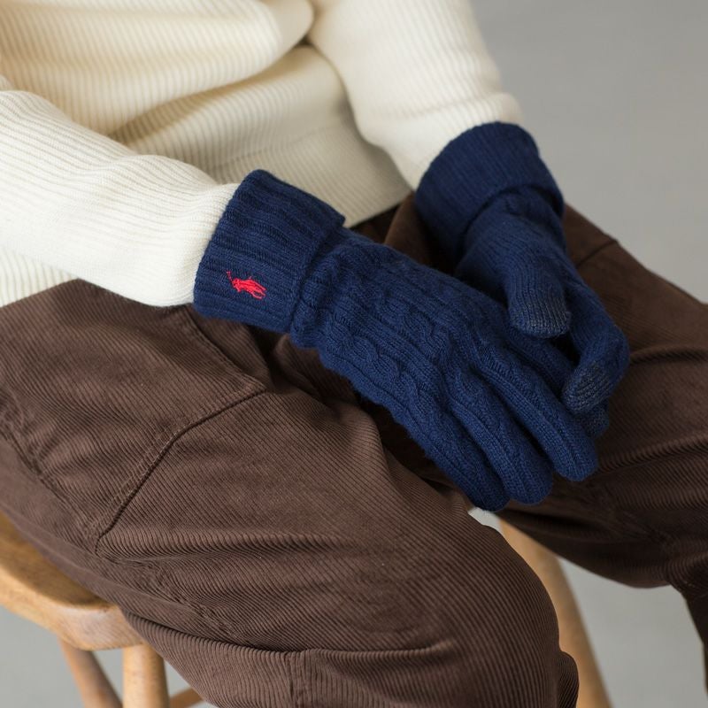 ポロ ラルフローレン 手袋 POLO RalphLauren クラシック ケーブル