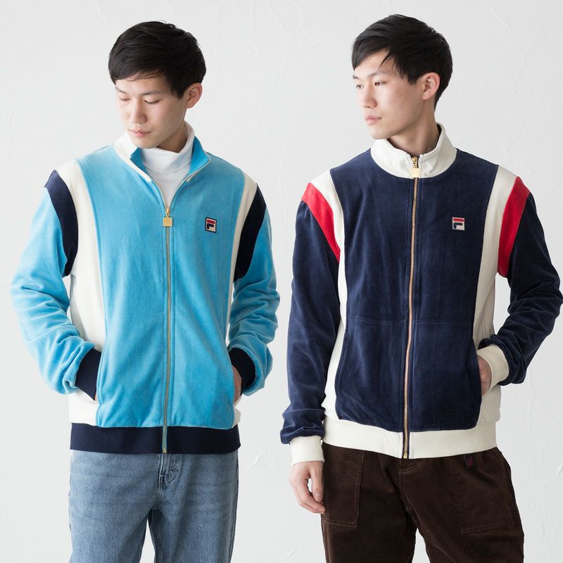 フィラ US企画 フロイド ベロア ジャケット FILA Floyd Velour Jacket