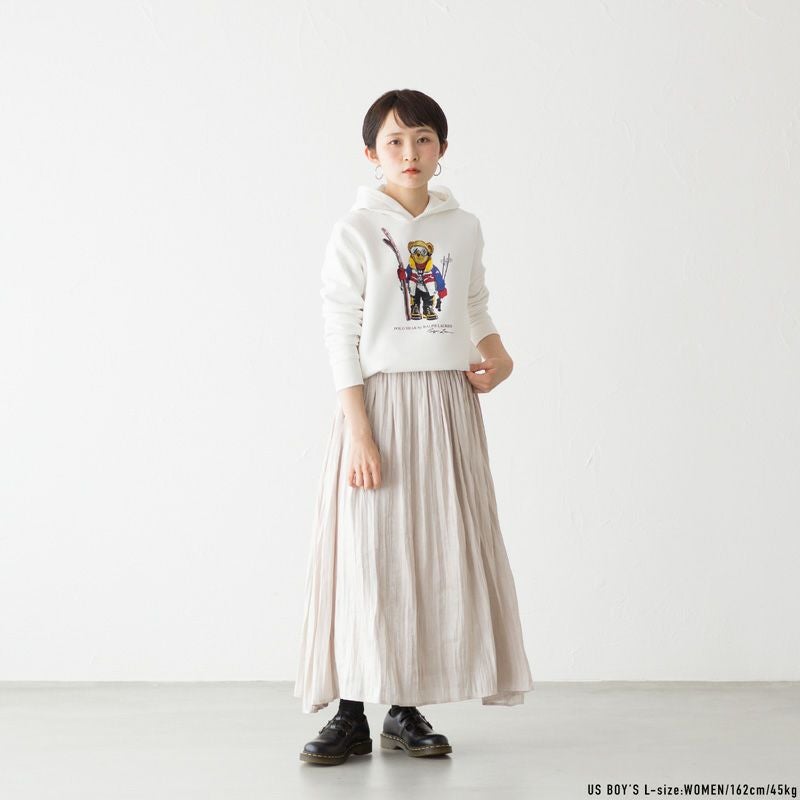 空*き様 ラルフローレン　ベアロゴ　パーカー　Lサイズ フローラル ロゴ フリース フーディ（パーカー）｜POLO RALPH LAUREN