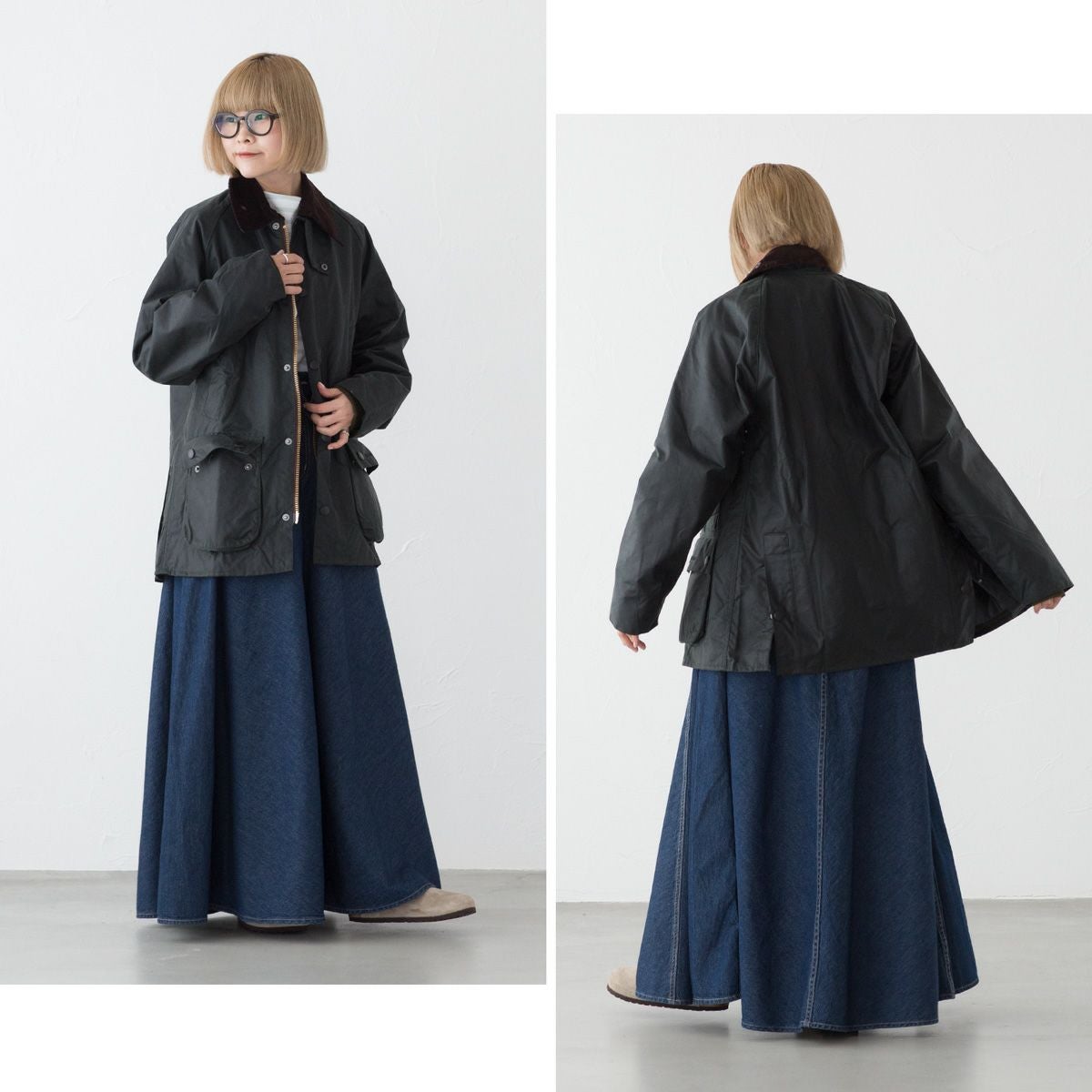BarbourBEDALEセージ40 2023AW英国製正規品オイルドジャケット Barbour（バブアー） NON OILED BEDALE SL 2LAYER(ノンオイルド