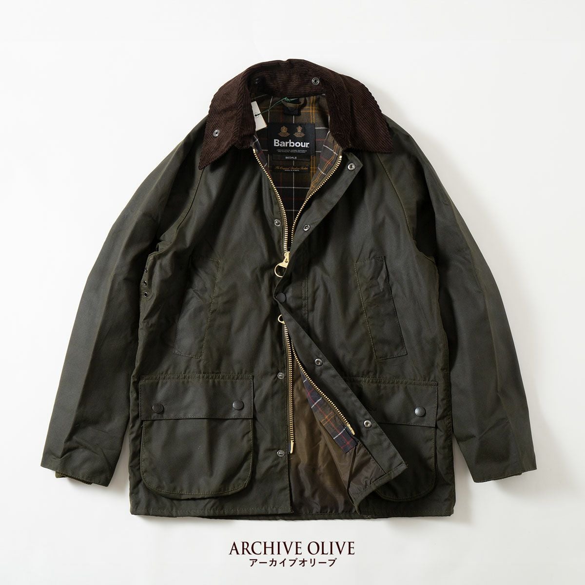 バブアー　ビデイル　オイルドジャケット　レディース　カーキブラウン Barbour（バブアー） オーバーサイズ ビデイル ワックスジャケット