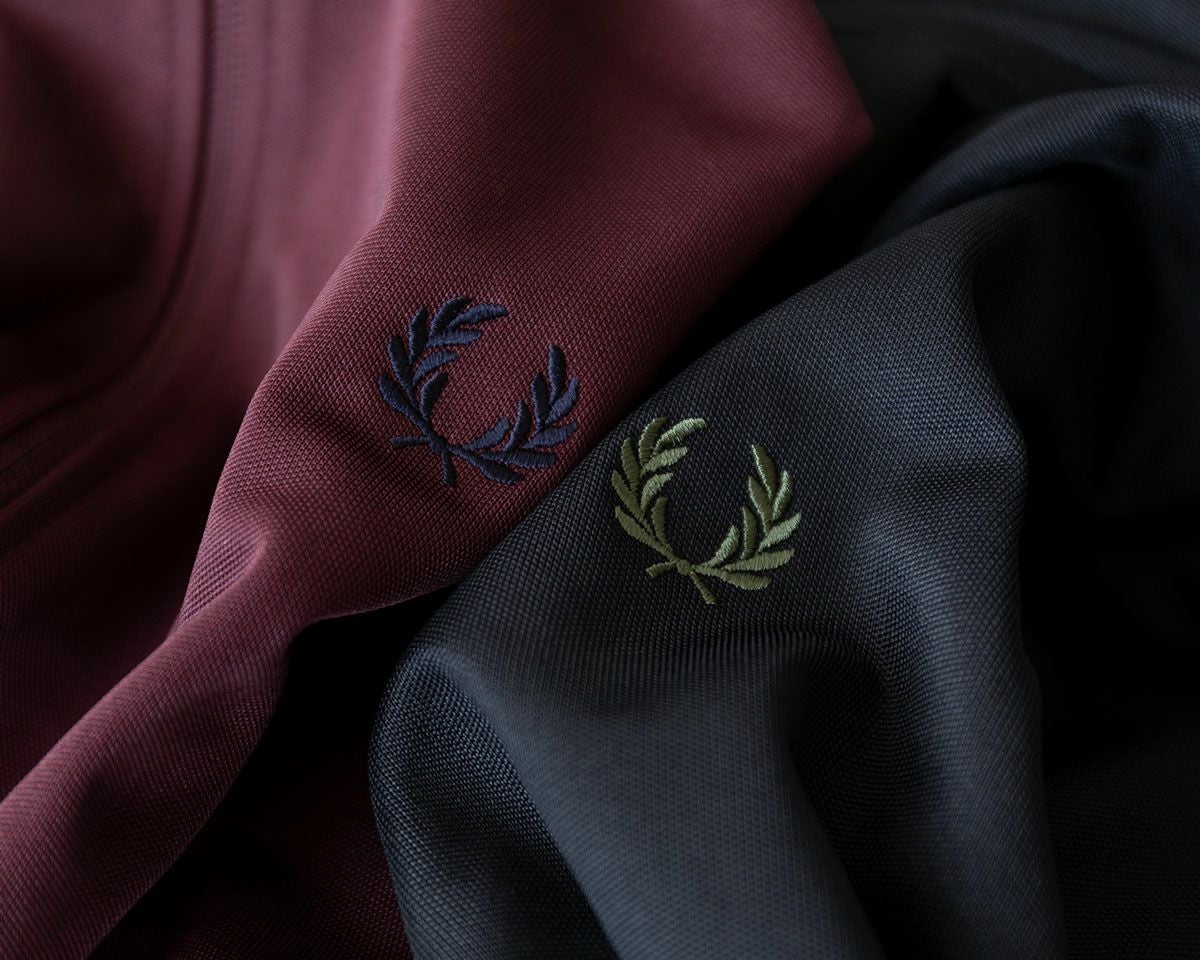 FRED PERRY ウール ブレザー ブラック M 赤裏地 日本製 icefield_frp-c2107