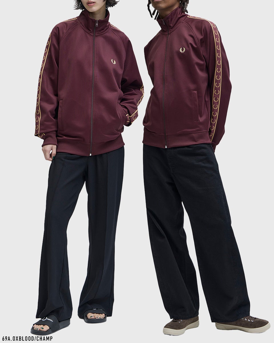 フレッドペリー FRED PERRY ジャージ コントラストテープ トラック