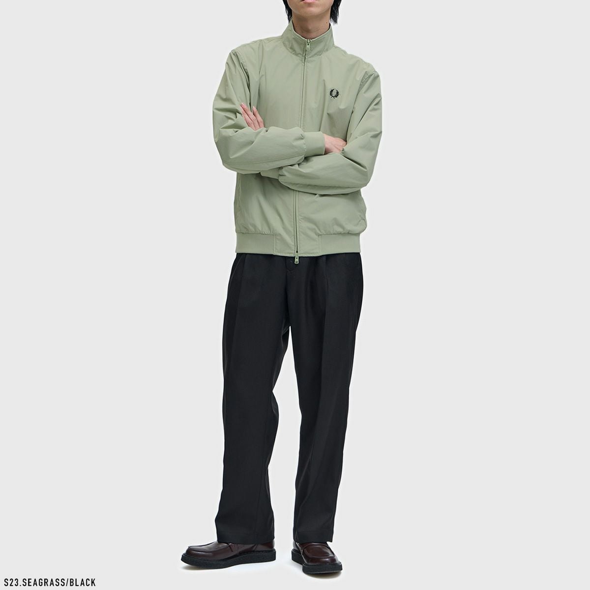 フレッドペリー ジャケット ナイロン ブレンサム FRED PERRY/フレッドペリー] 別注 ナイロンブレンサムジャケット