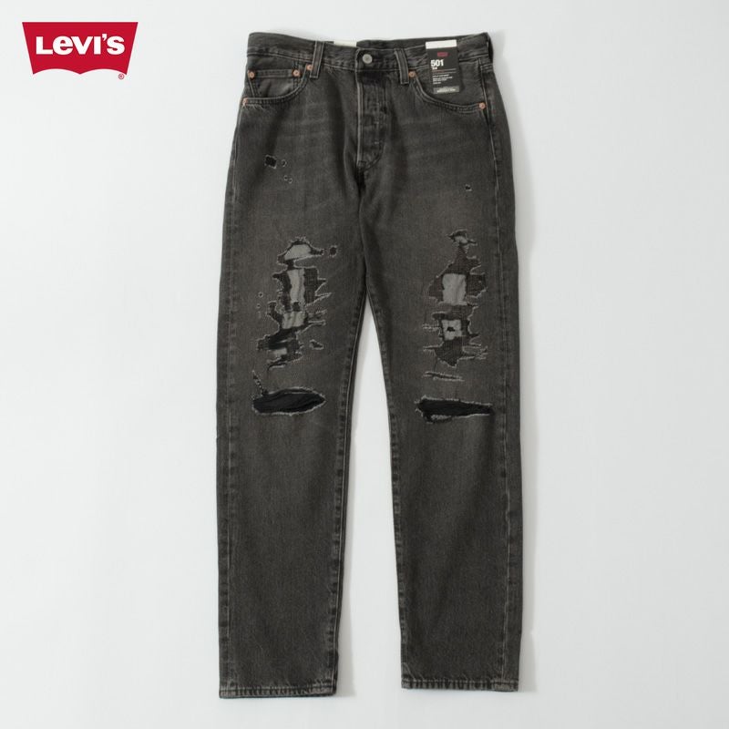 リーバイス 501 '54 ブラック ジーンズ LEVI'S DESTRUCTED A46770001