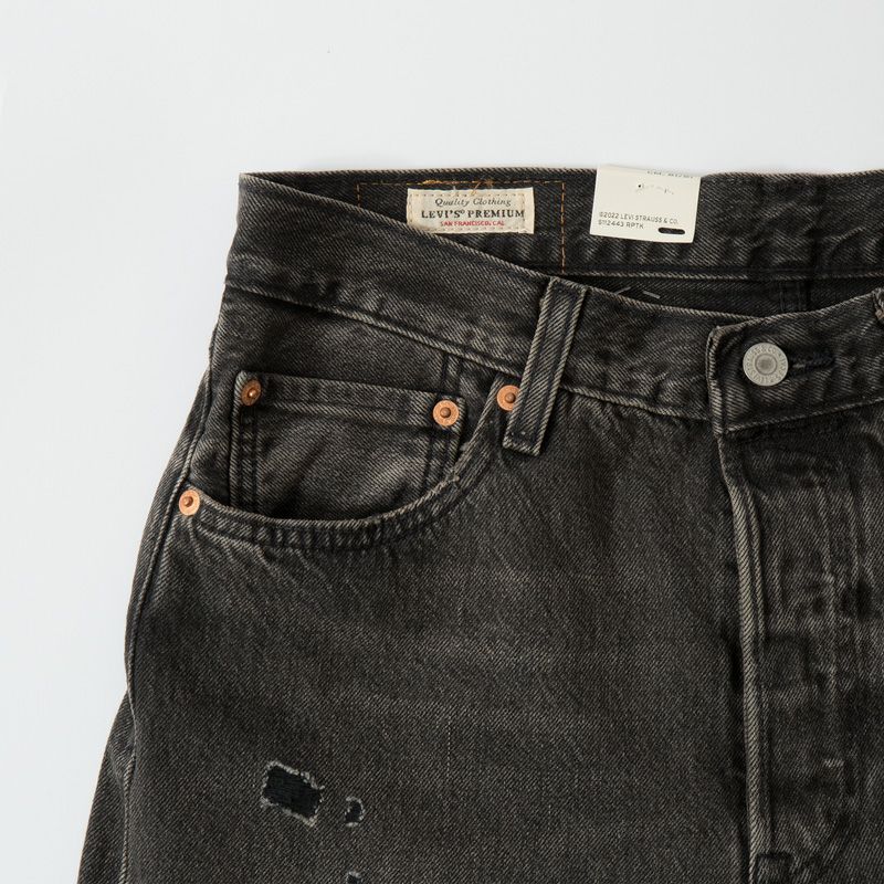 リーバイス 501 '54 ブラック ジーンズ LEVI'S DESTRUCTED A46770001