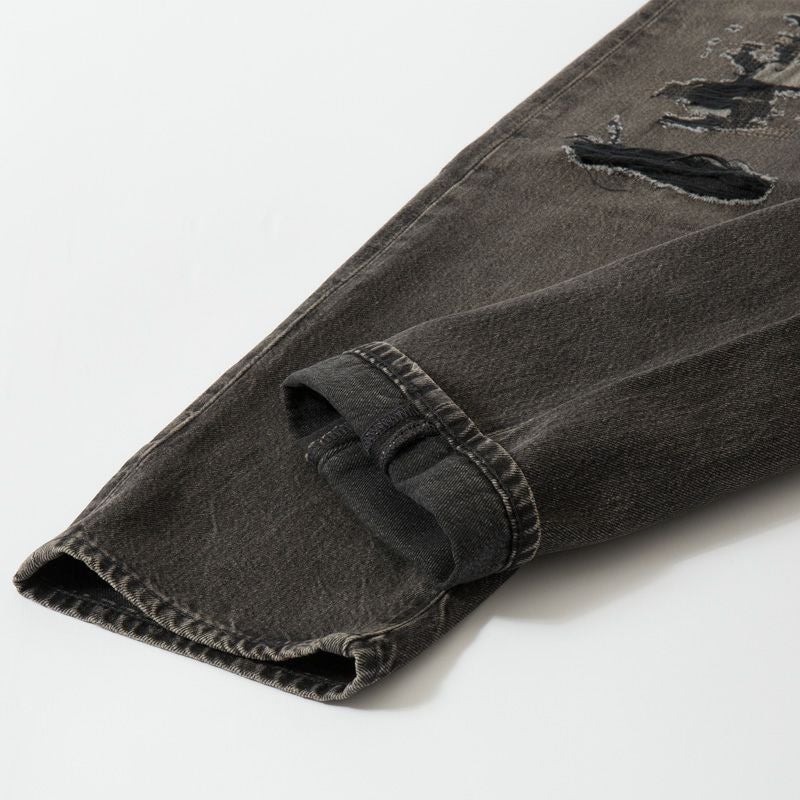リーバイス 501 '54 ブラック ジーンズ LEVI'S DESTRUCTED A46770001
