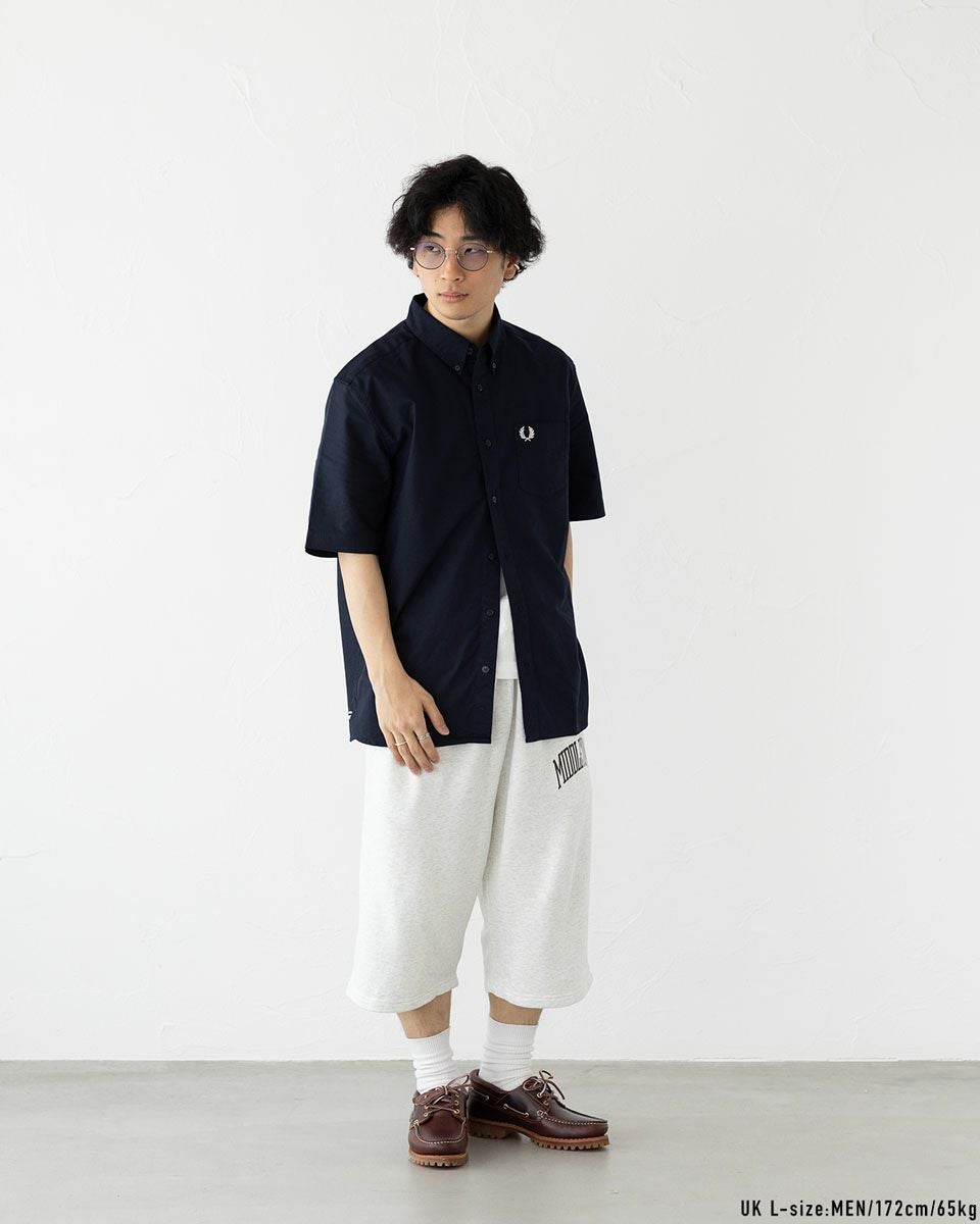 フレッドペリーFRED PERRY オックスフォード ショートスリーブ シャツ