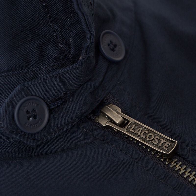 ラコステ ジップアップ ストレッチ ハリントンジャケット LACOSTE