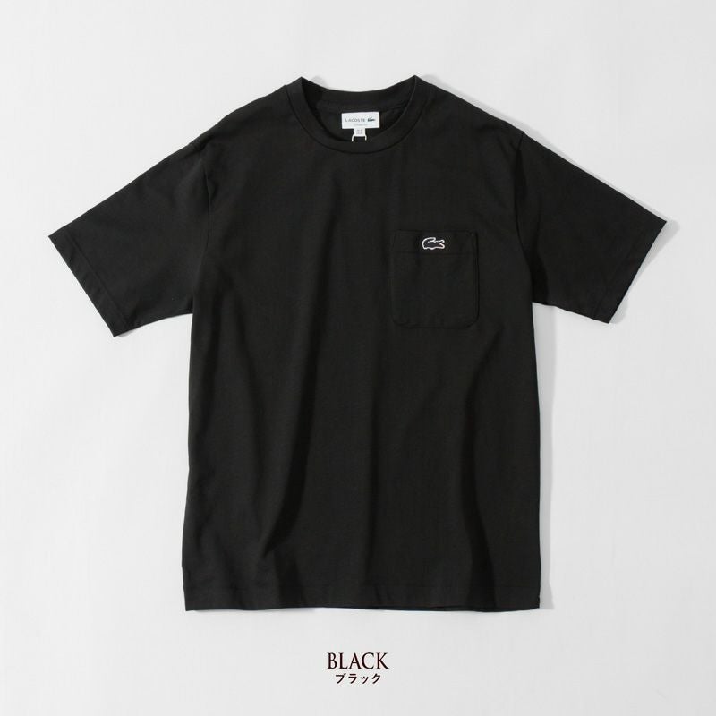 ラコステ アウトライン クロック ポケット Tシャツ TH5581-99 メンズ