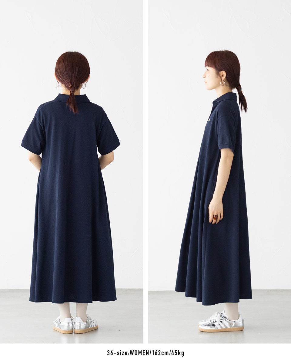 ラコステ LACOSTE ワンピース スキッパーネック ポロドレス EF038J-99