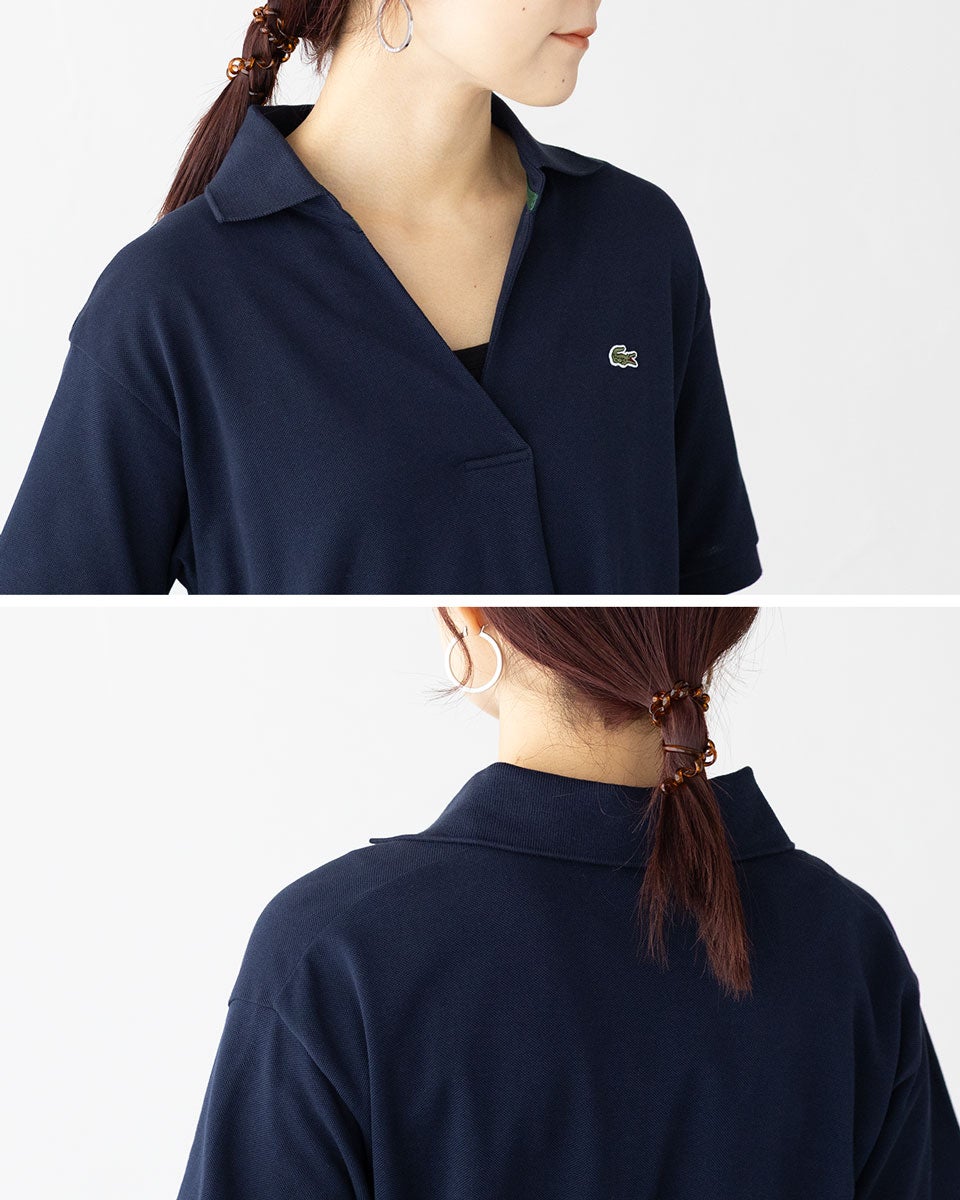 ラコステ LACOSTE ワンピース スキッパーネック ポロドレス EF038J-99