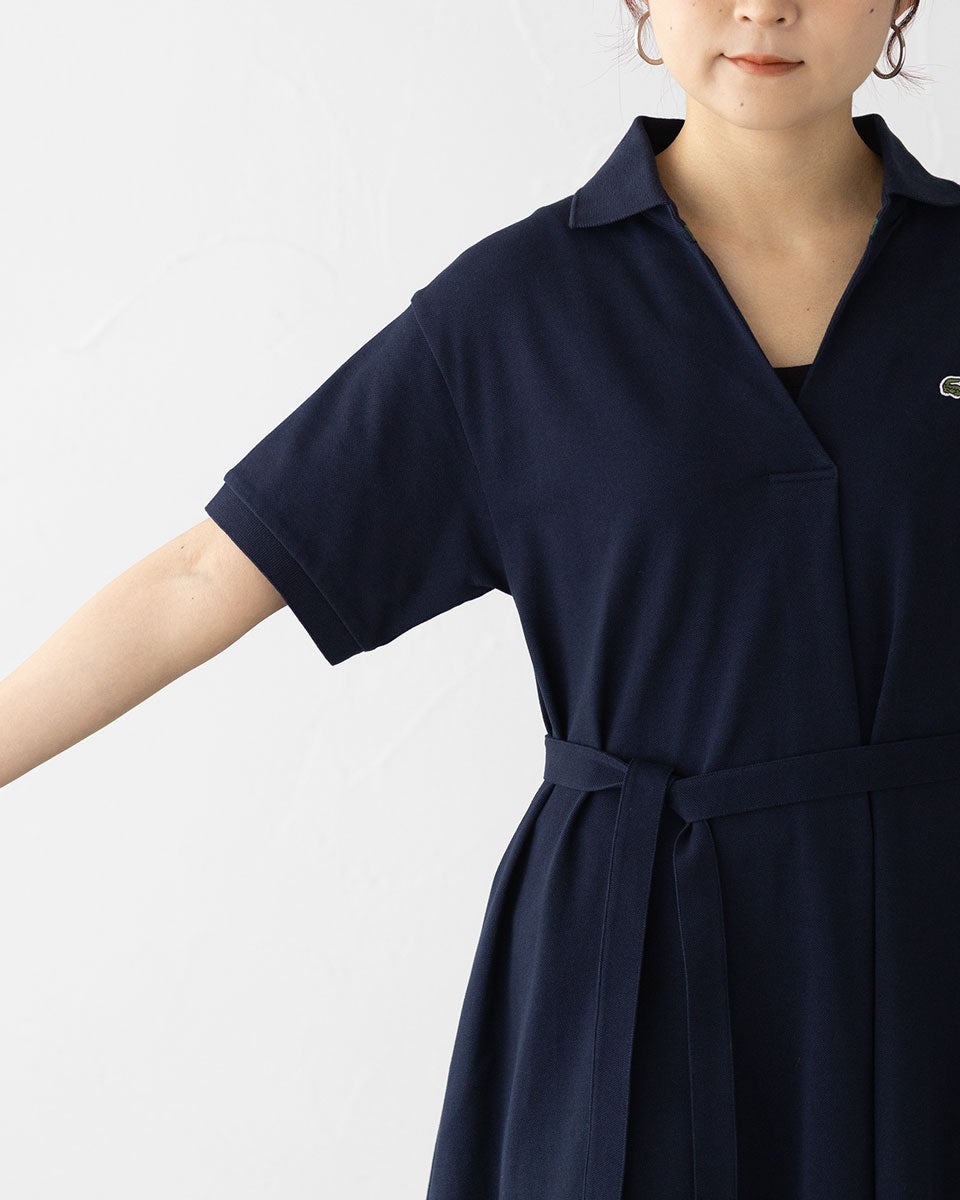 ラコステ LACOSTE ワンピース スキッパーネック ポロドレス EF038J-99